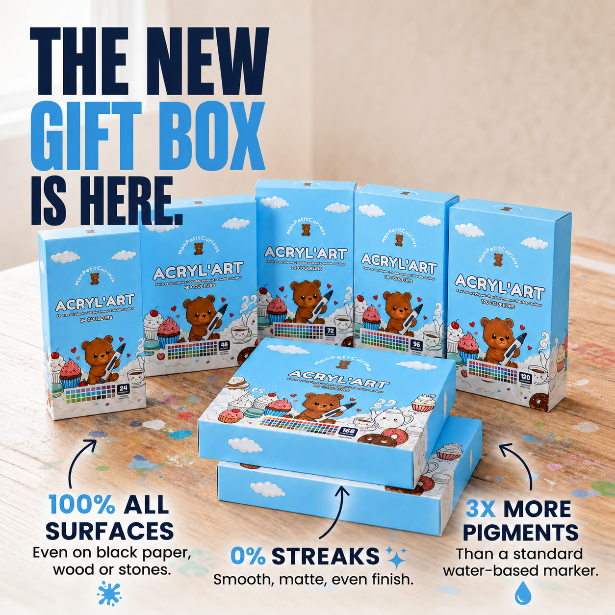 The new ACRYL'ART gift box